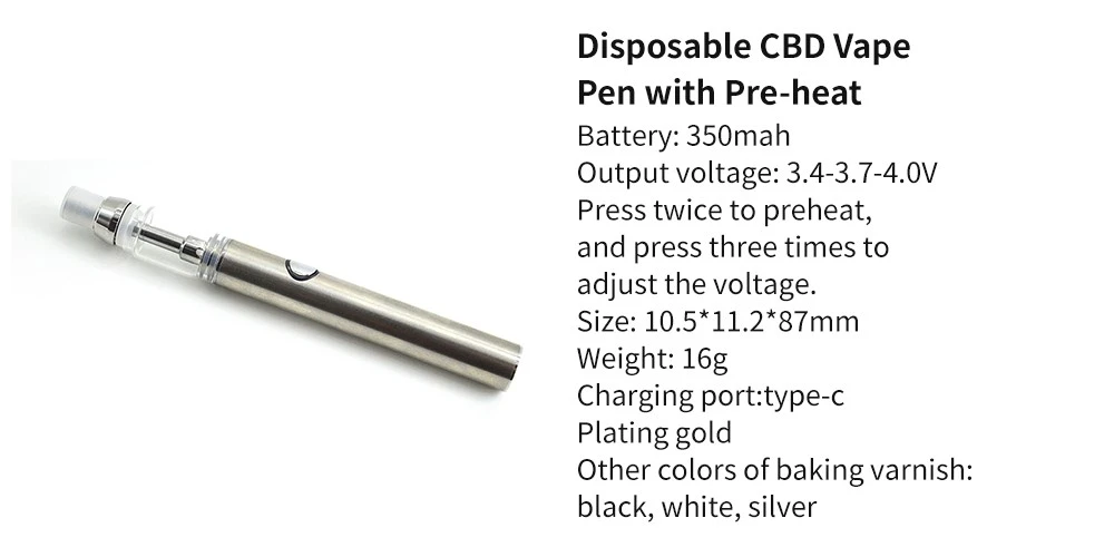 Disposable CBD Vape Pen with Pre-heat